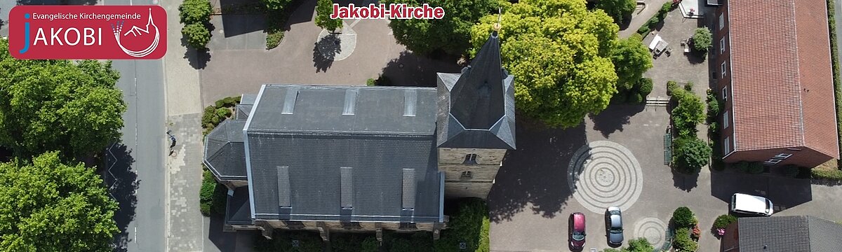 Jakobi-Kirche Drohnenaufnahme