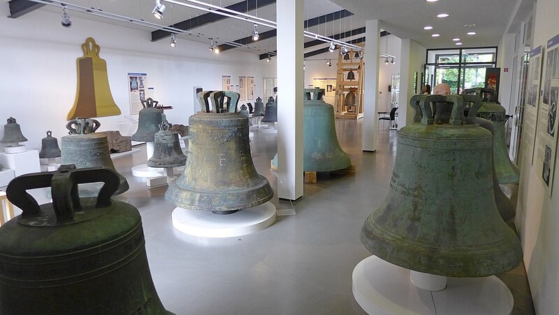 Glocken im westfälischen Glockenmuseum Gescher