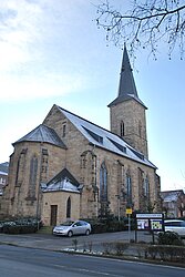 Jakobi-Kirche, Ansicht von der Münsterstraße aus