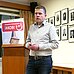 Jens Kampferbeck, Leiter der Digital-Abteilung des Medienhauses Altmeppen, berichtete im Jakobi-Treff „Kirche und Welt“ über den Umgang mit Hate Speech.